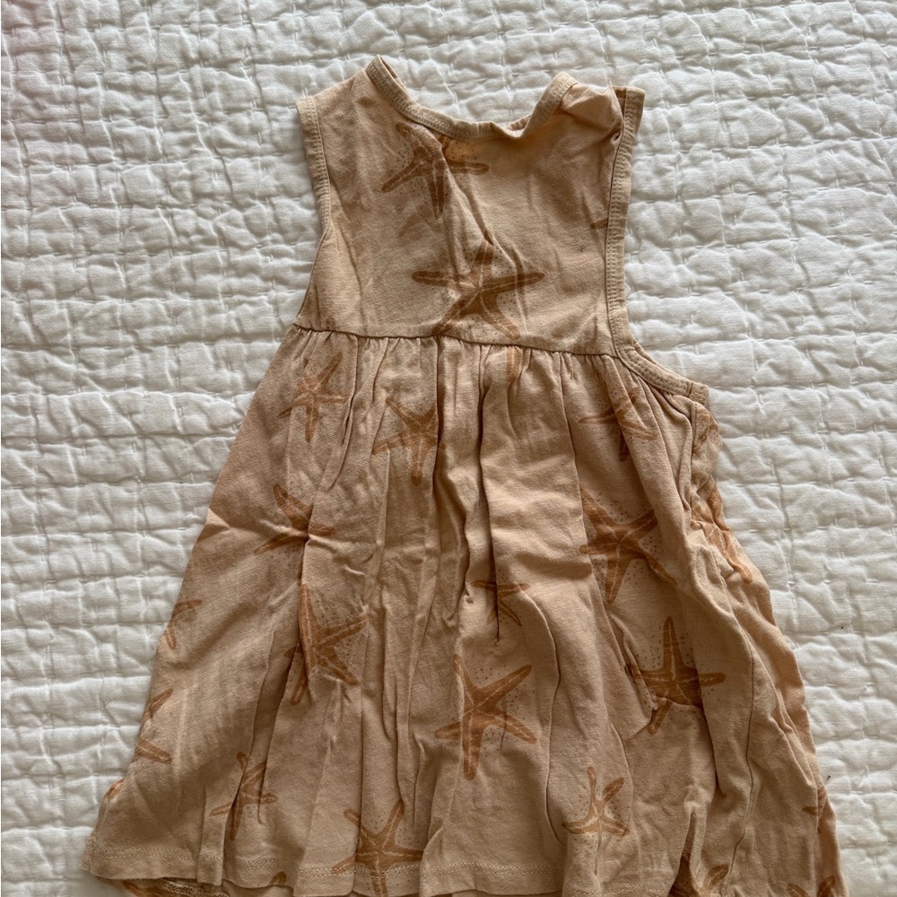 Rylee + Cru Starfish Print Kids Dress